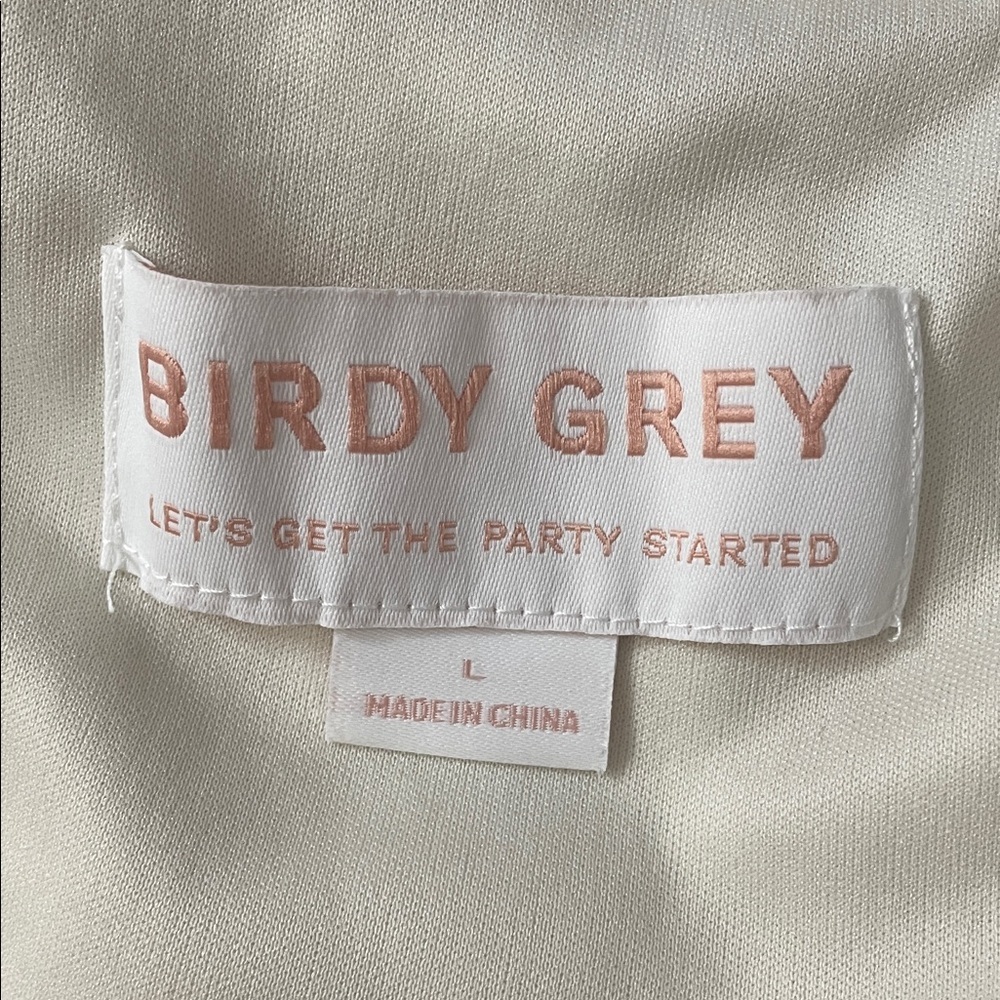Birdy Grey Kira One-Shoulder Maxi Dress in the "Pressed Floral" Pattern - Picture 8 of 8